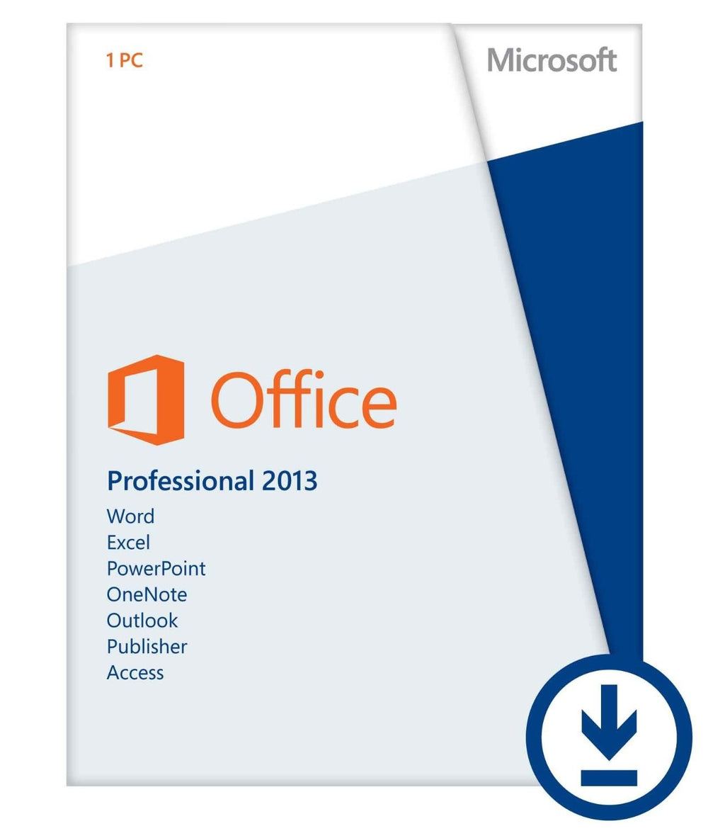 Genuine Microsoft Office Professional Plus 2013 Product Key